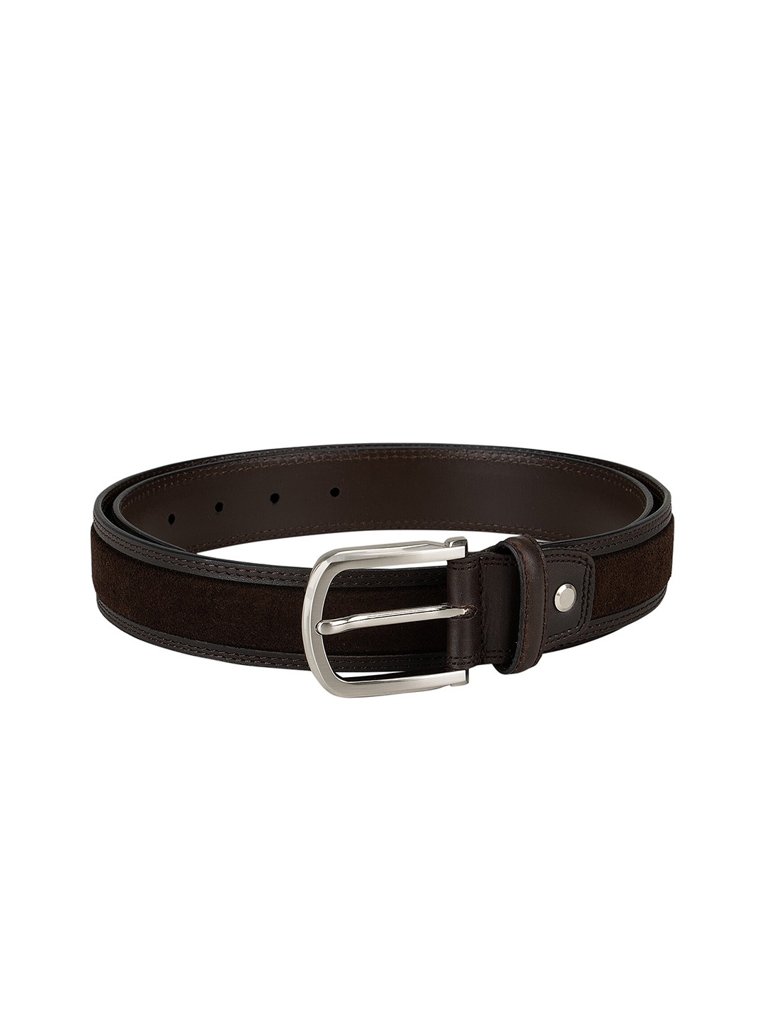 

Da Milano Men Brown Solid Leather Belt