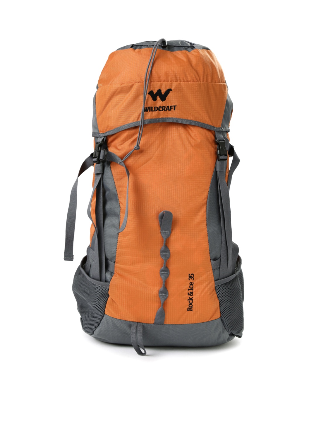 

Wildcraft Men Orange & Grey Rock & Ice Rucksack