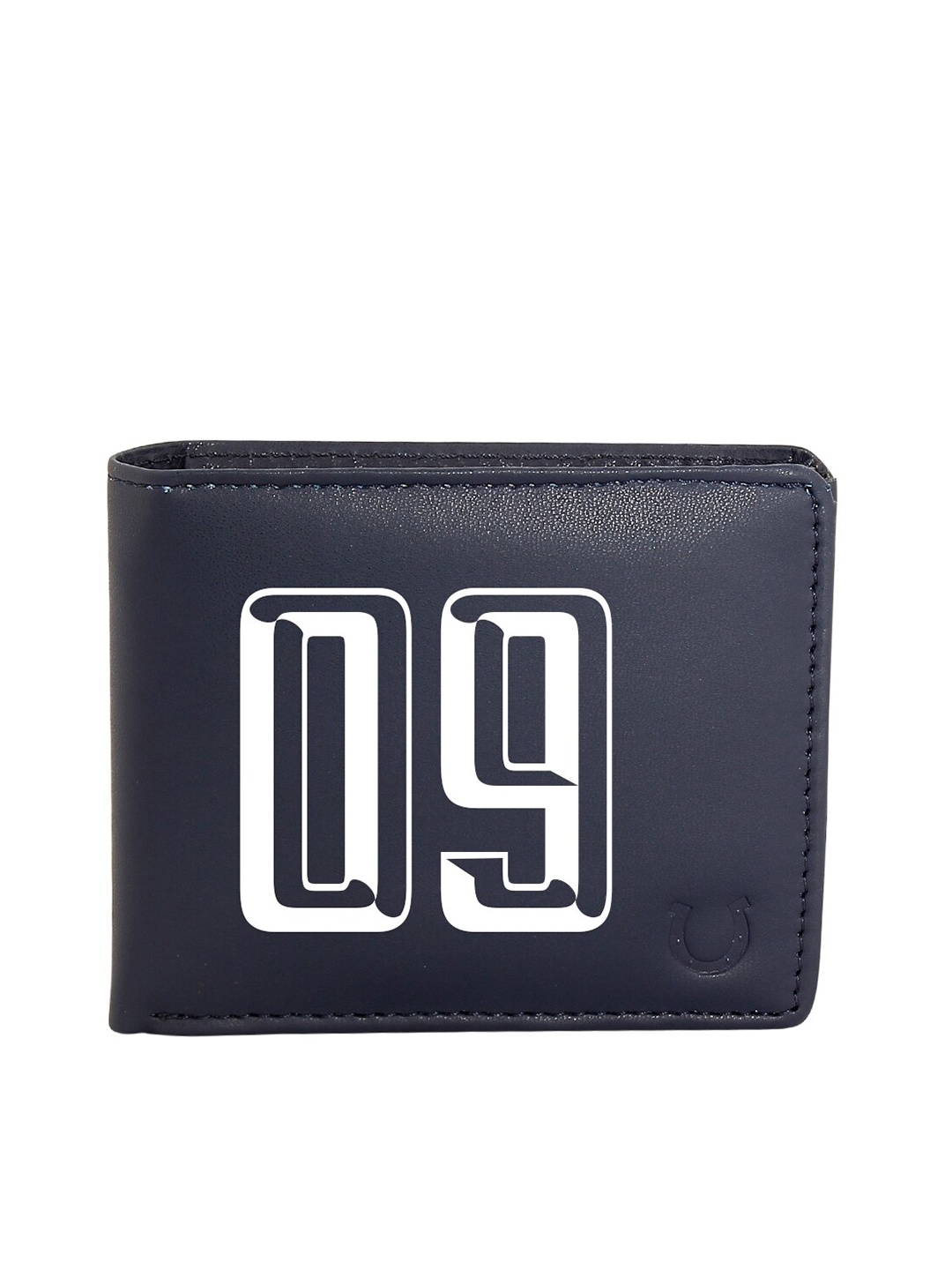 

Blacksmith Men Blue & White Graphic Print Two Fold Wallet