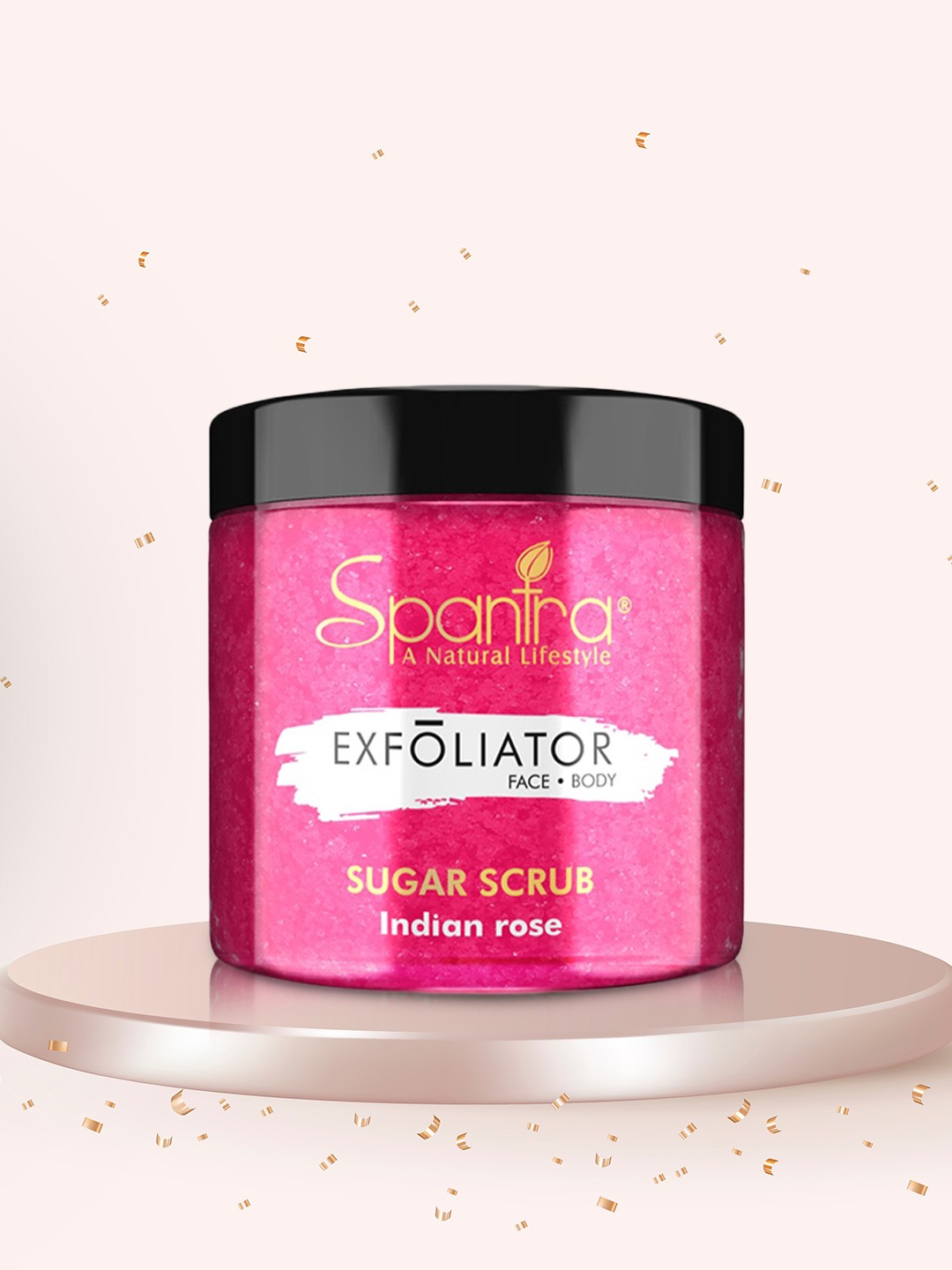 

Spantra Indian Rose Sugar Scrub - 125 g, Pink