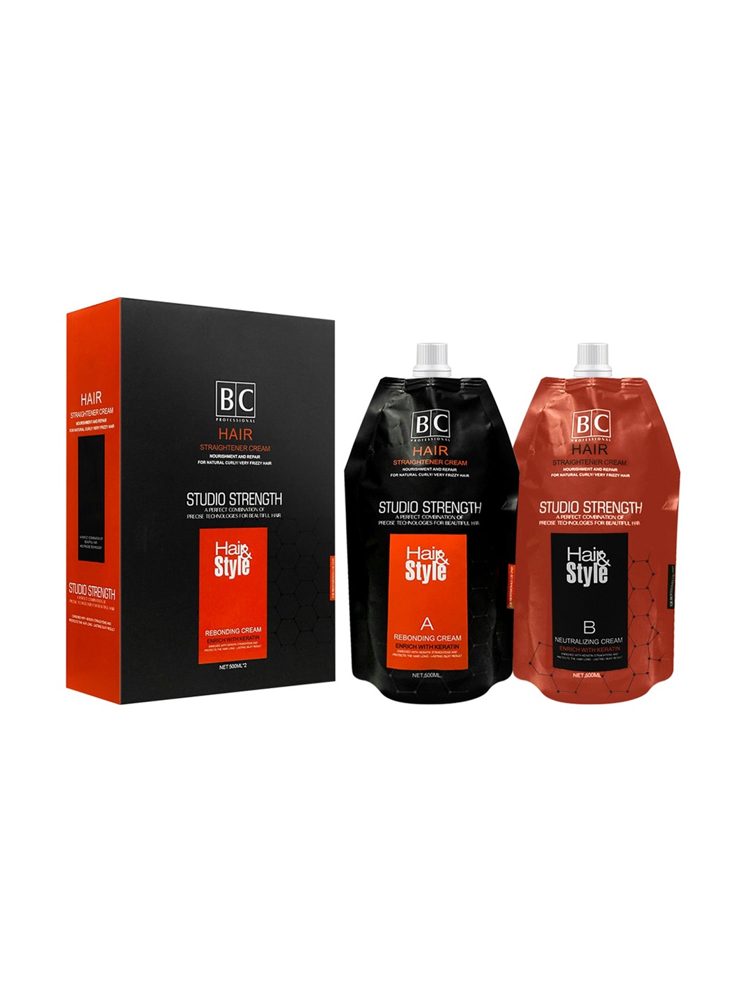 

Berina BC Kerina Rebounding Straight Cream 500g, Black