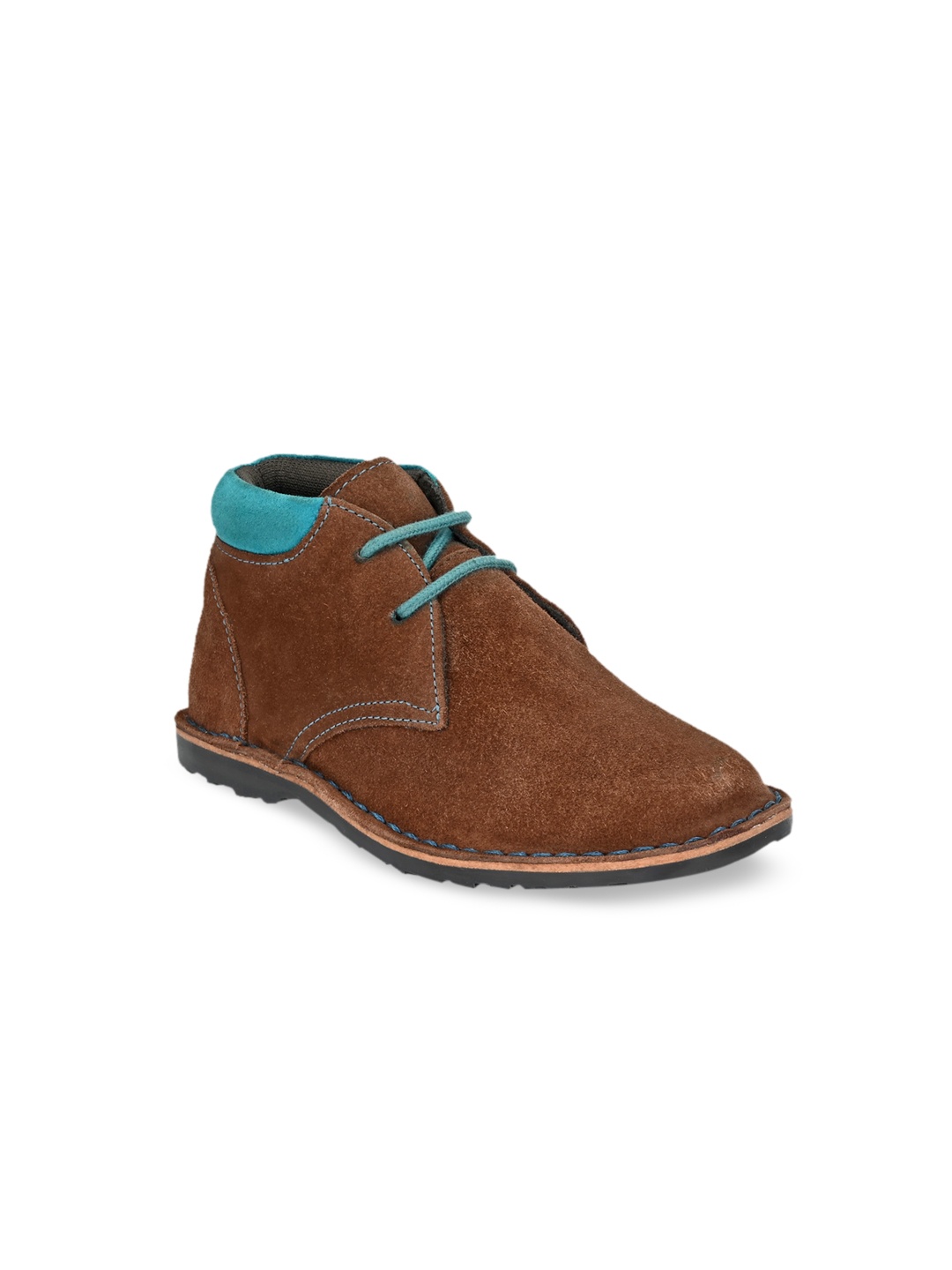 

CARLO ROMANO Boys Tan Leather Flat Boots