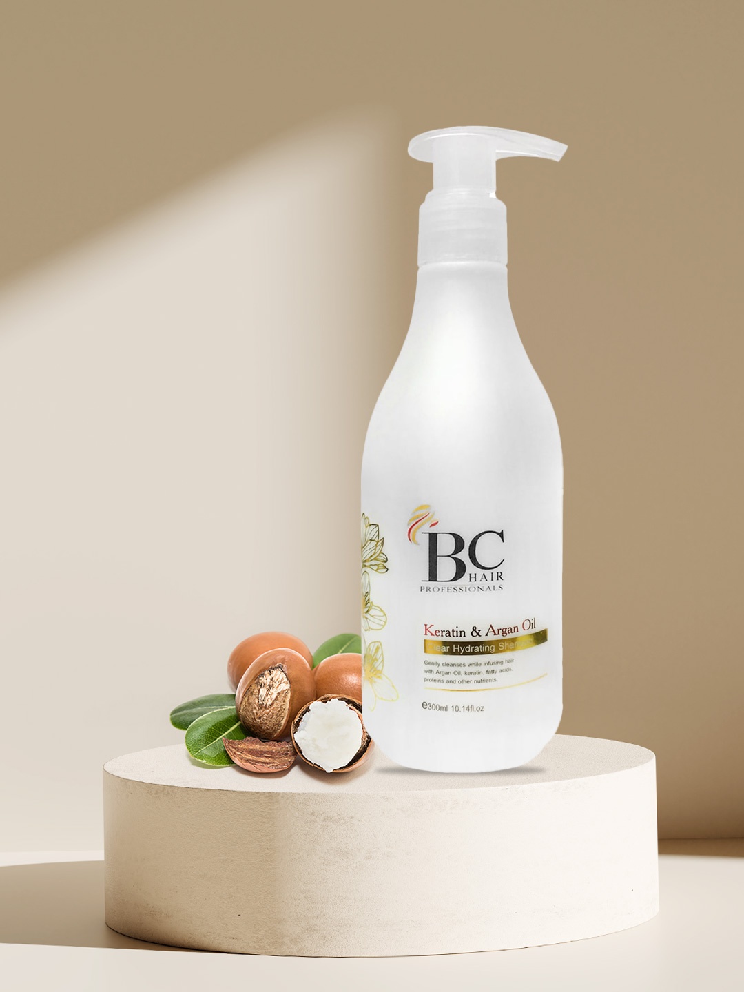 

Berina BC Clear Hydrating Shampoo with Kertain & Argan Oil extract - 300ml, White