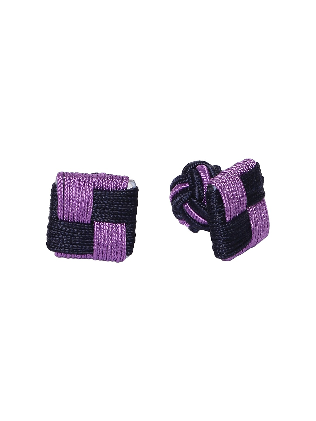 

Alvaro Castagnino Purple & Black Square Cufflink