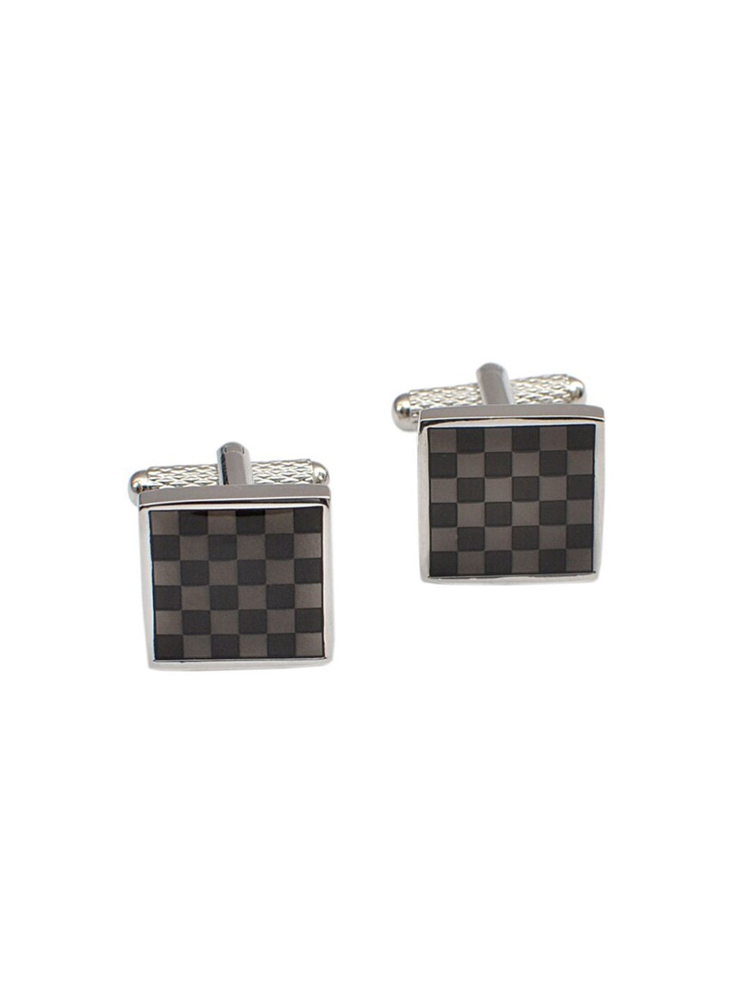 

Alvaro Castagnino Black & Grey Square Cufflink