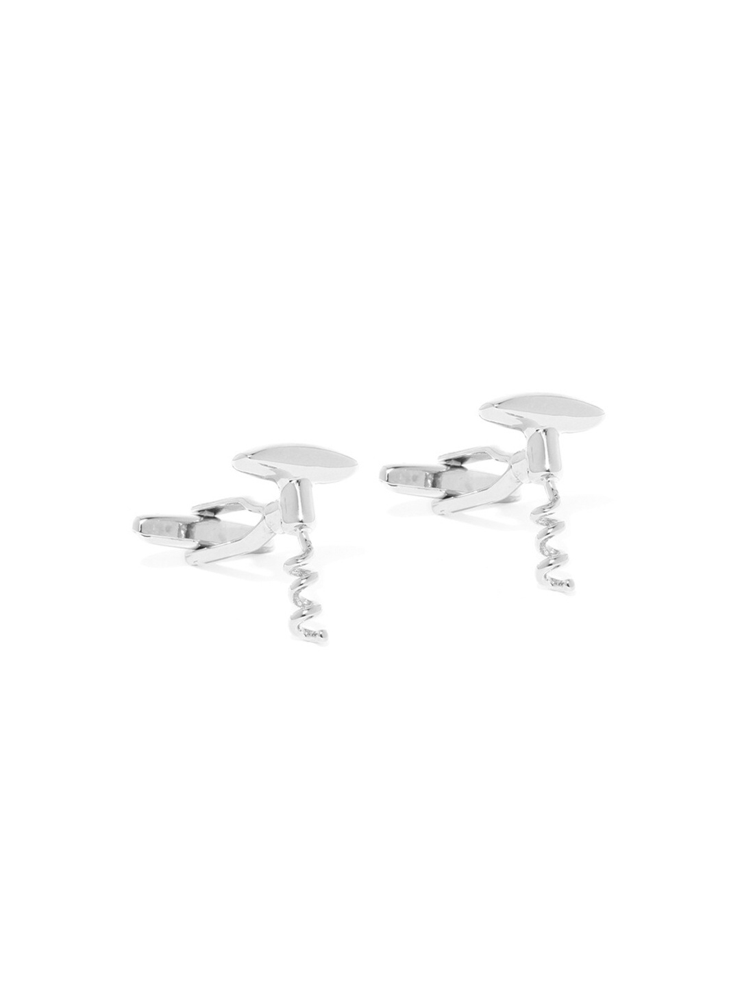 

Alvaro Castagnino Silver-Toned Contemporary Cufflink