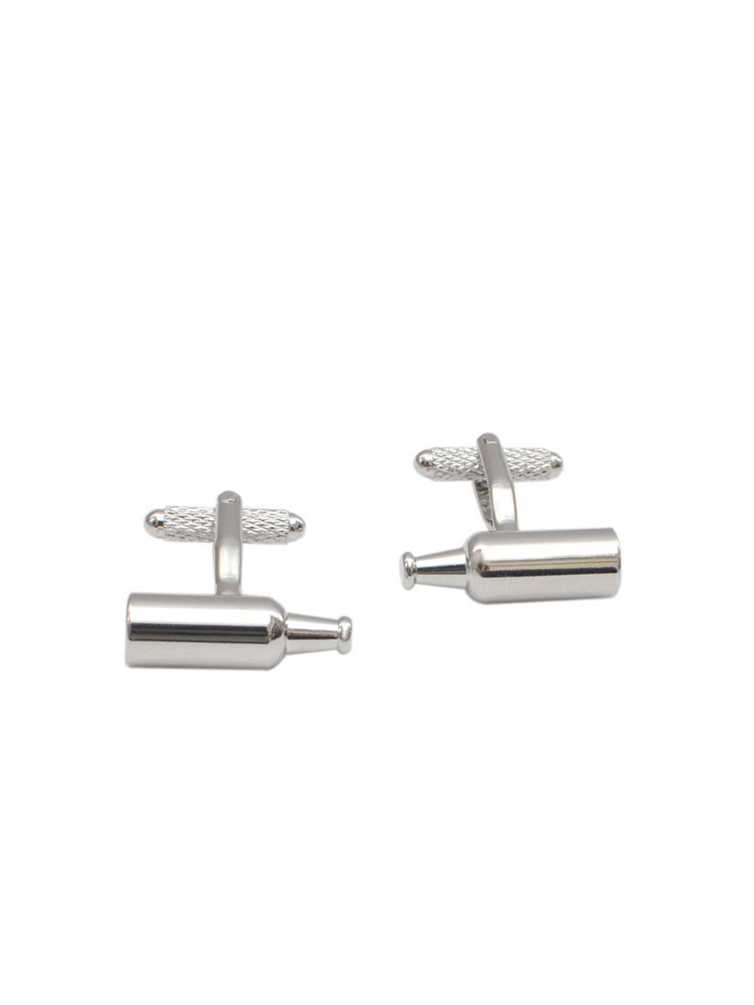 

Alvaro Castagnino Silver-Toned Contemporary Cufflink