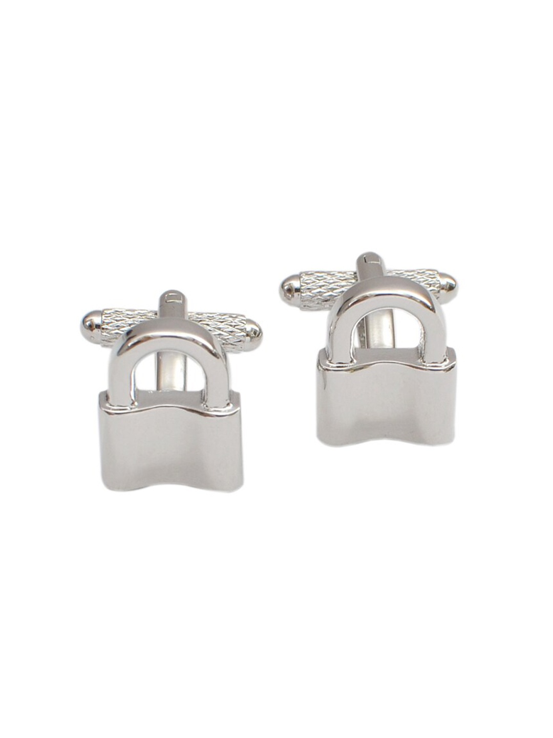 

Alvaro Castagnino Silver-Toned Contemporary Cufflink