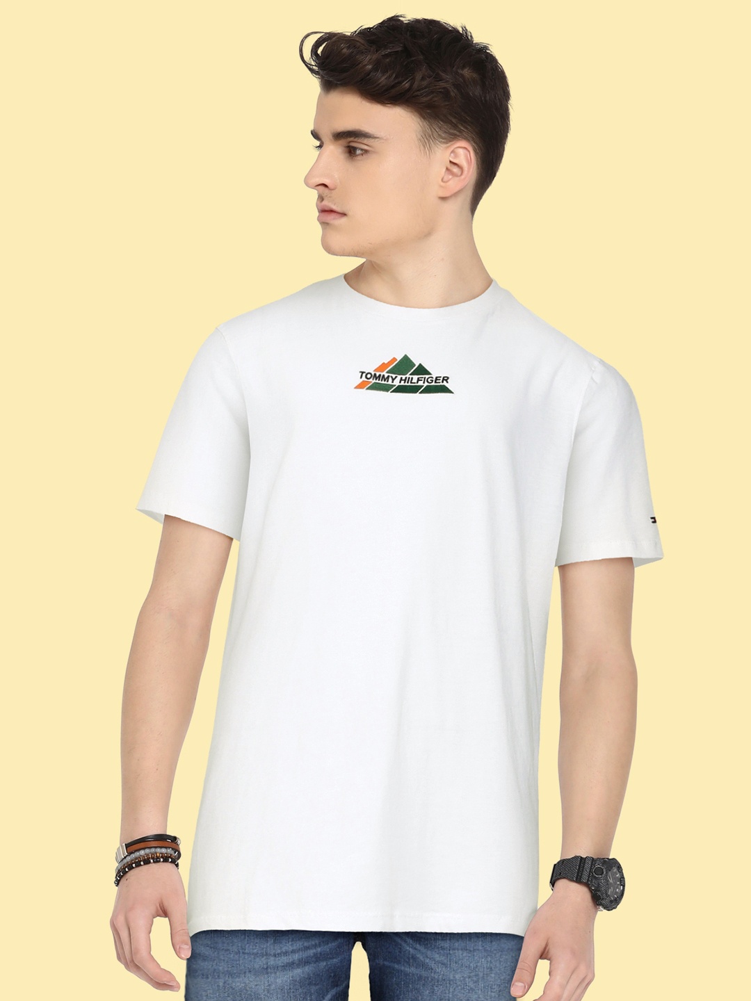 

Tommy Hilfiger Boys White Organic Cotton T-shirt