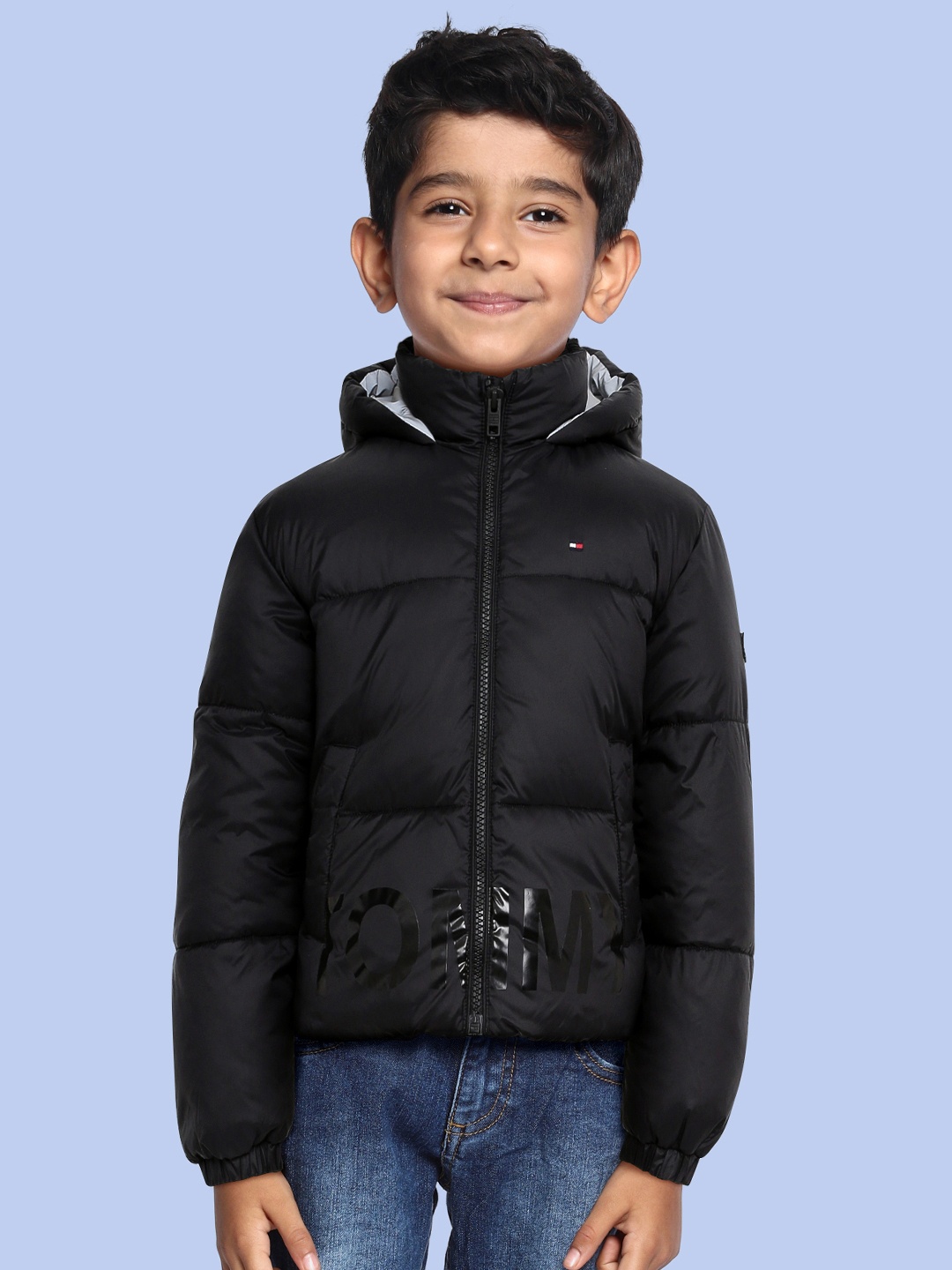 

Tommy Hilfiger Boys Black Puffer Jacket