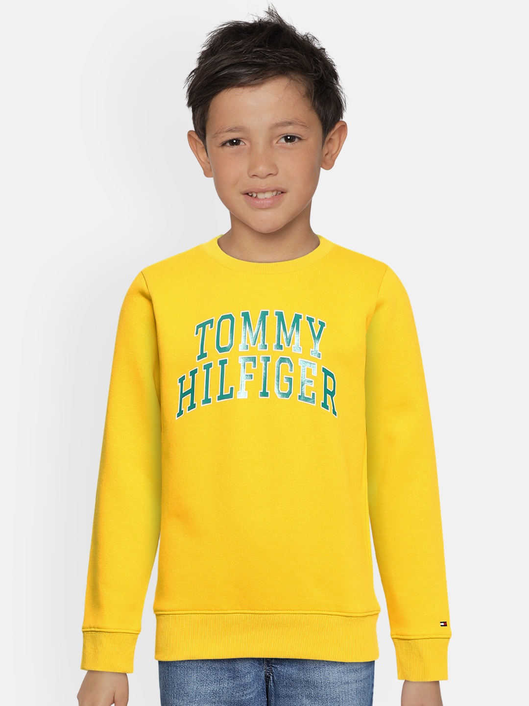 

Tommy Hilfiger Boys Yellow Printed Sweatshirt