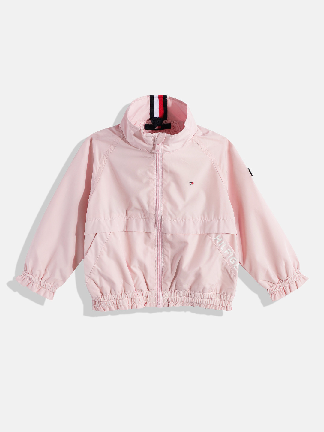 

Tommy Hilfiger Girls Pink Lightweight Bomber Jacket