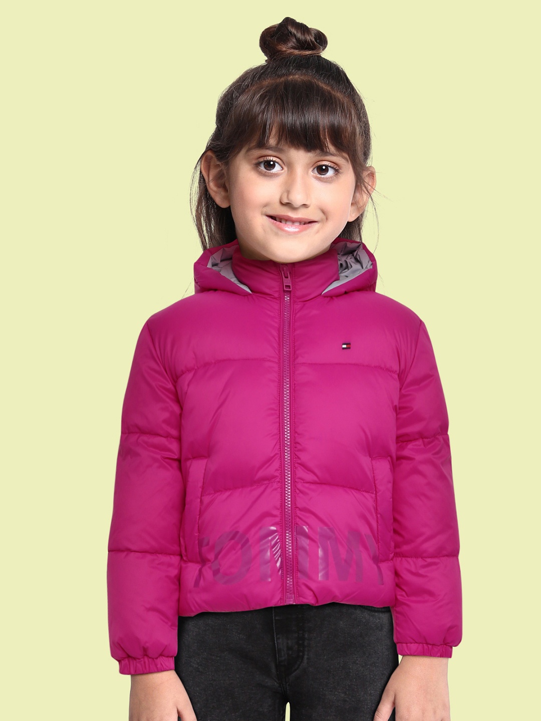 

Tommy Hilfiger Girls Fuchsia Puffer Jacket