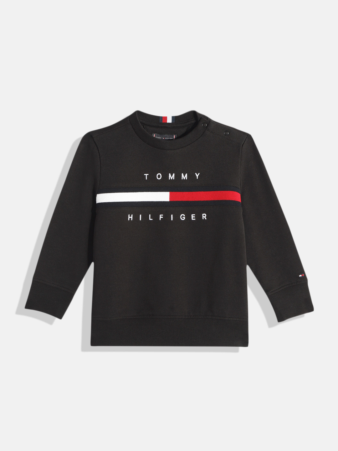 

Tommy Hilfiger Boys Black Printed Sweatshirt