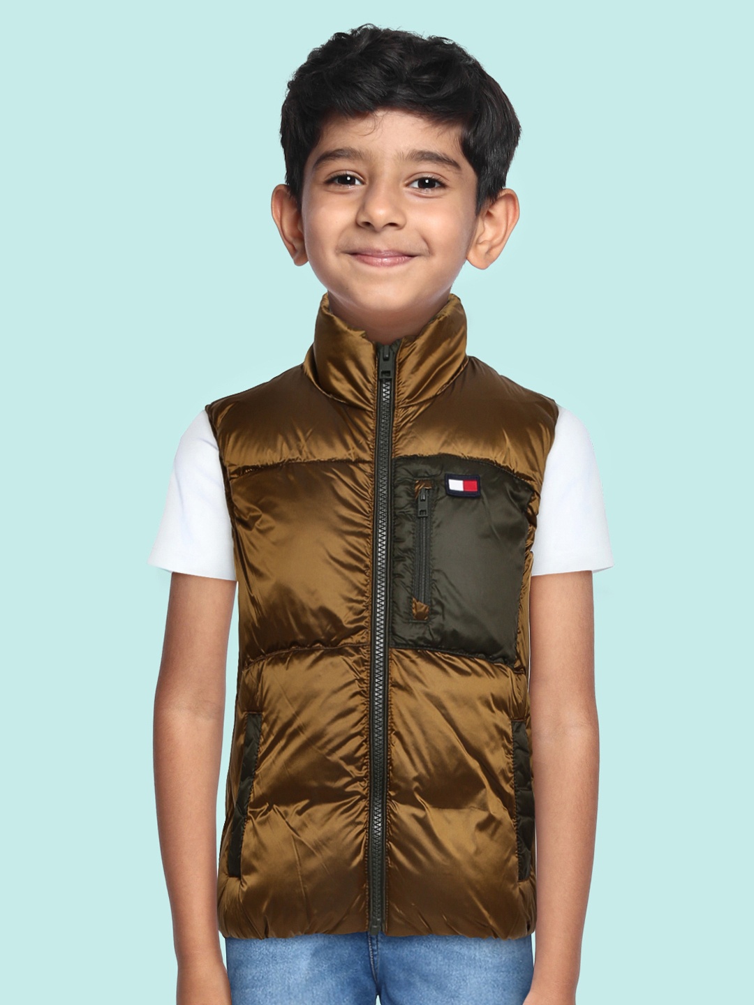 

Tommy Hilfiger Boys Copper-Toned Puffer Jacket
