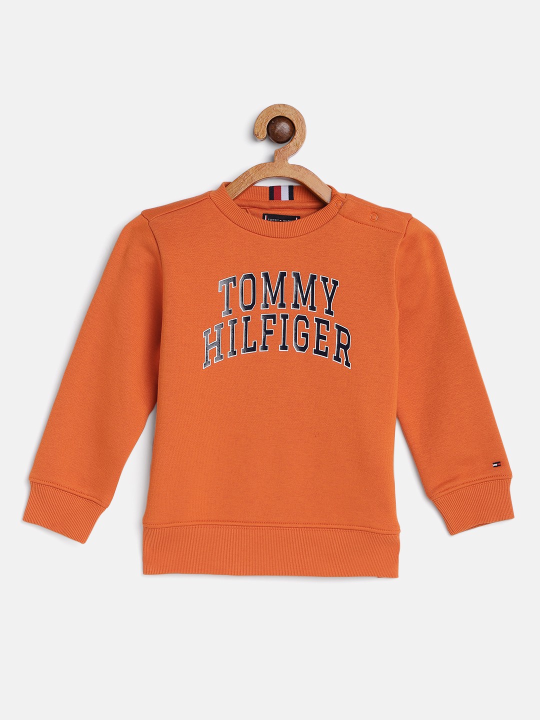 

Tommy Hilfiger Boys Orange Printed Sweatshirt