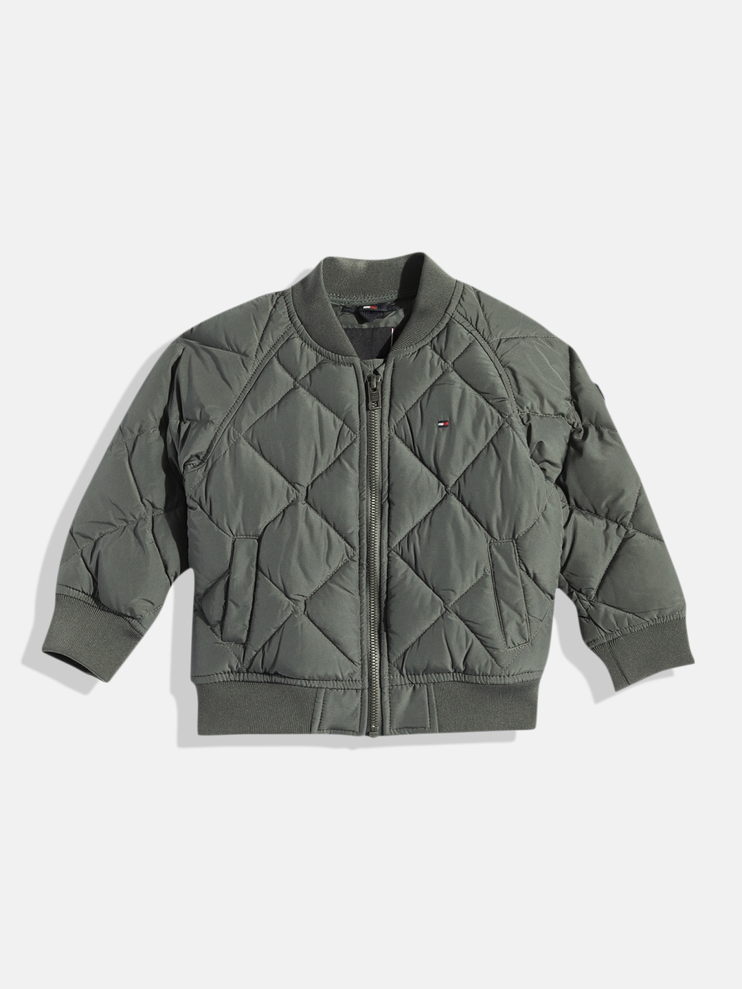 

Tommy Hilfiger Boys Green Quilted Jacket