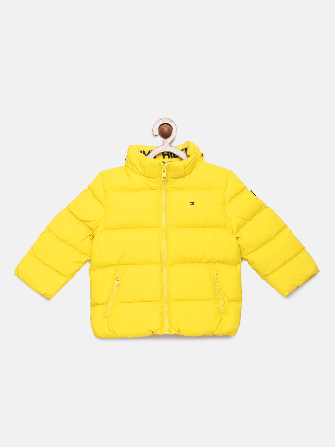 

Tommy Hilfiger Boys Navy Blue Solid Bomber Jacket
