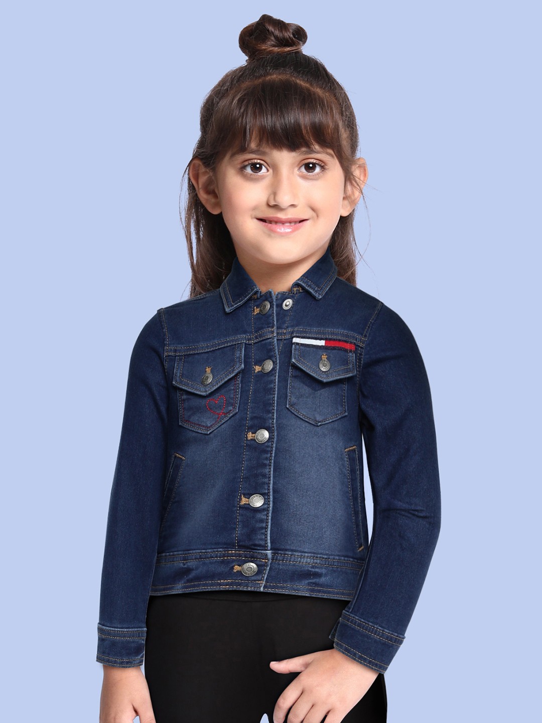 

Tommy Hilfiger Girls Blue Denim Jacket