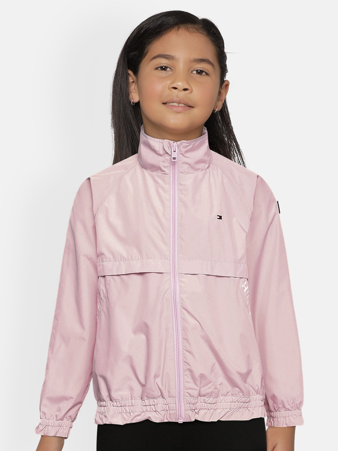 

Tommy Hilfiger Girls Pink Solid BG ESSENTIAL Tailored Jacket