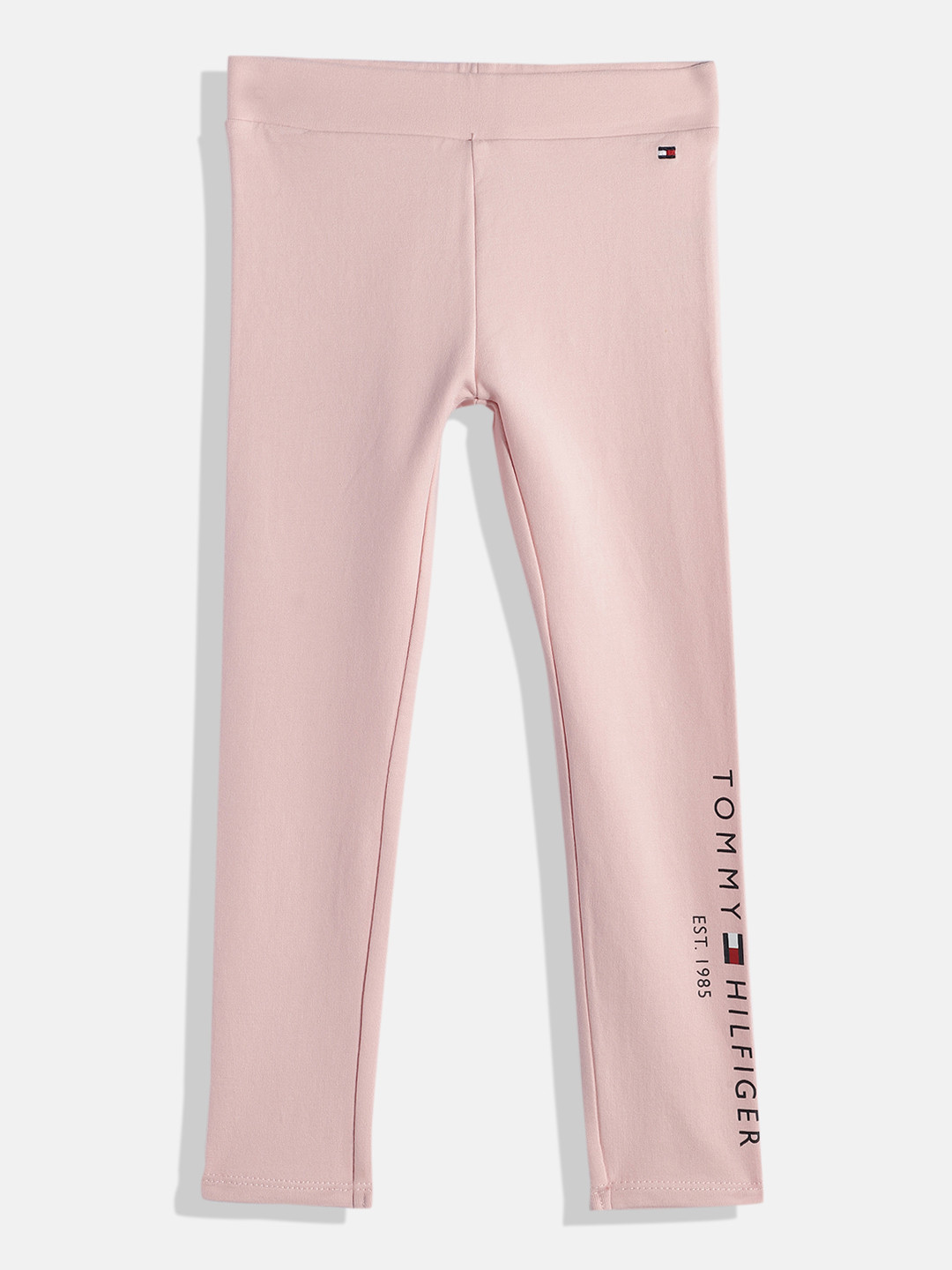 

Tommy Hilfiger Girls Solid Ankle-Length Leggings, Pink