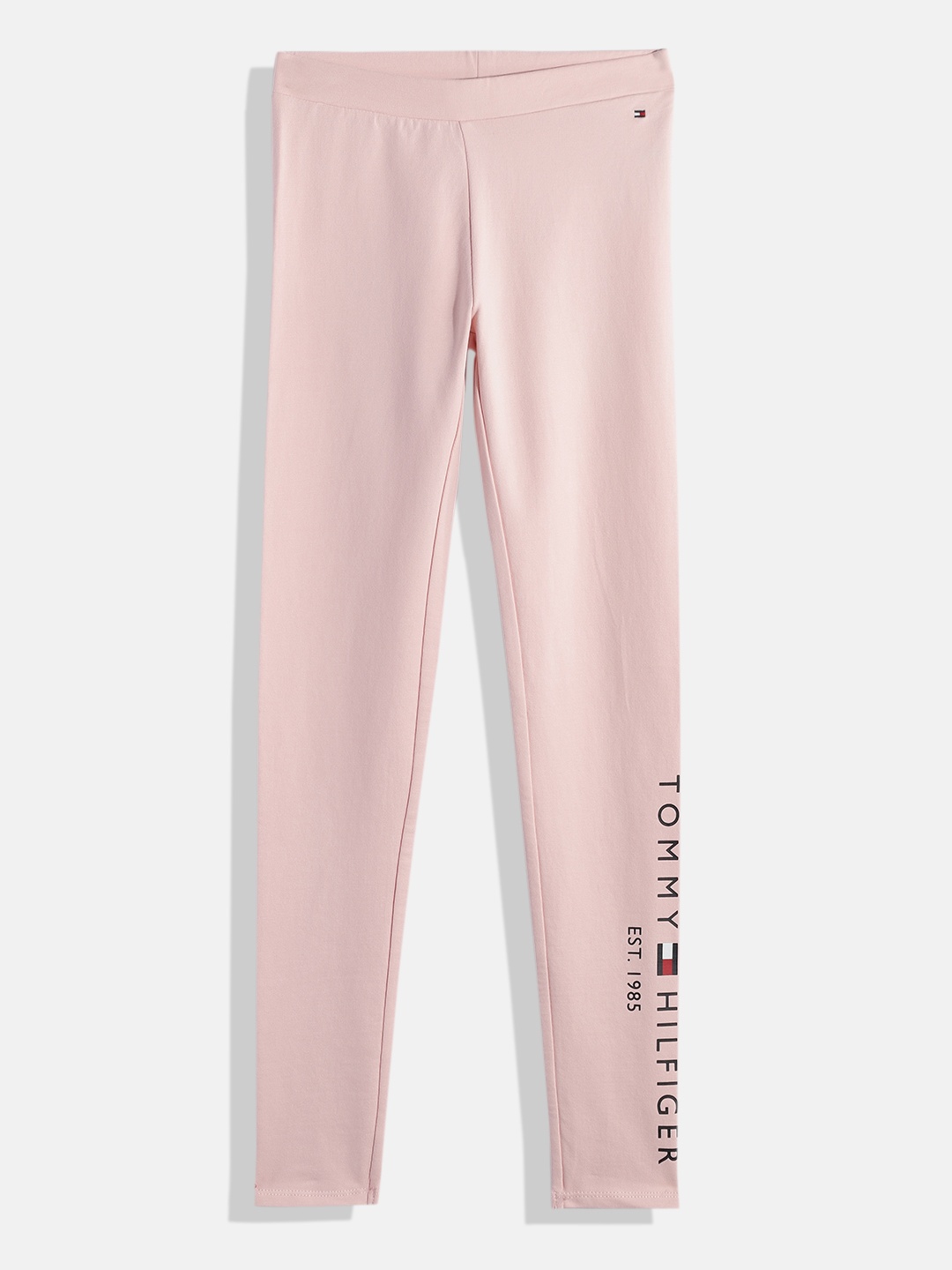 

Tommy Hilfiger Girls Solid Ankle-Length Leggings, Pink
