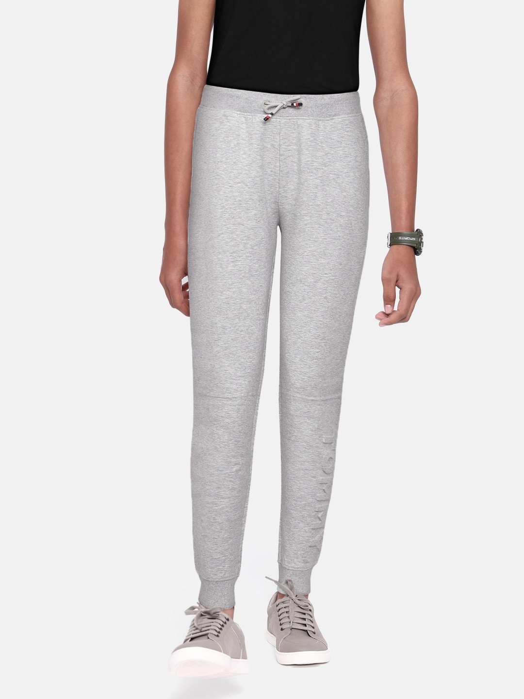 

Tommy Hilfiger Boys Grey Melange Embossed Sweatpants