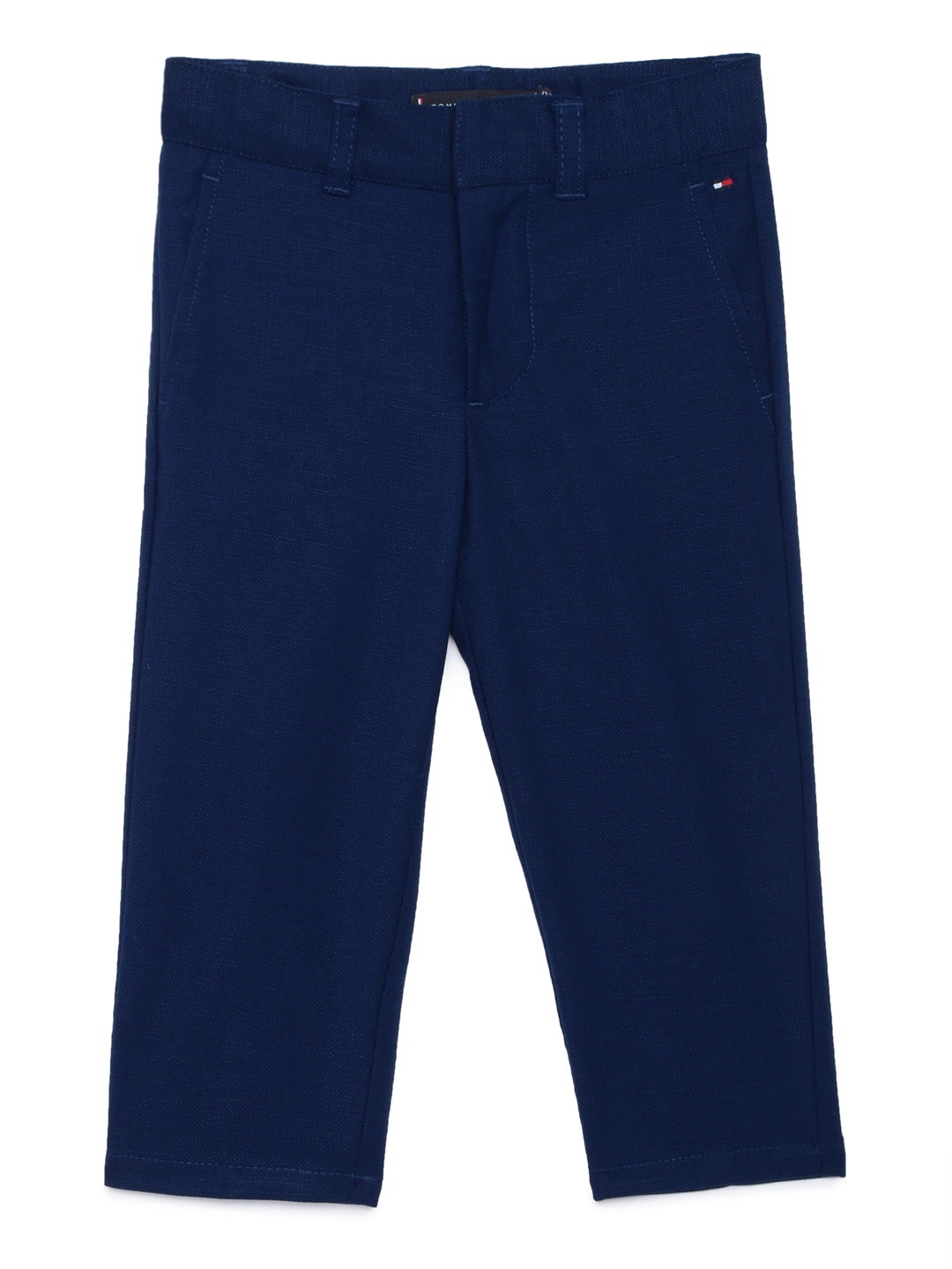 

Tommy Hilfiger Boys Blue Solid Trousers