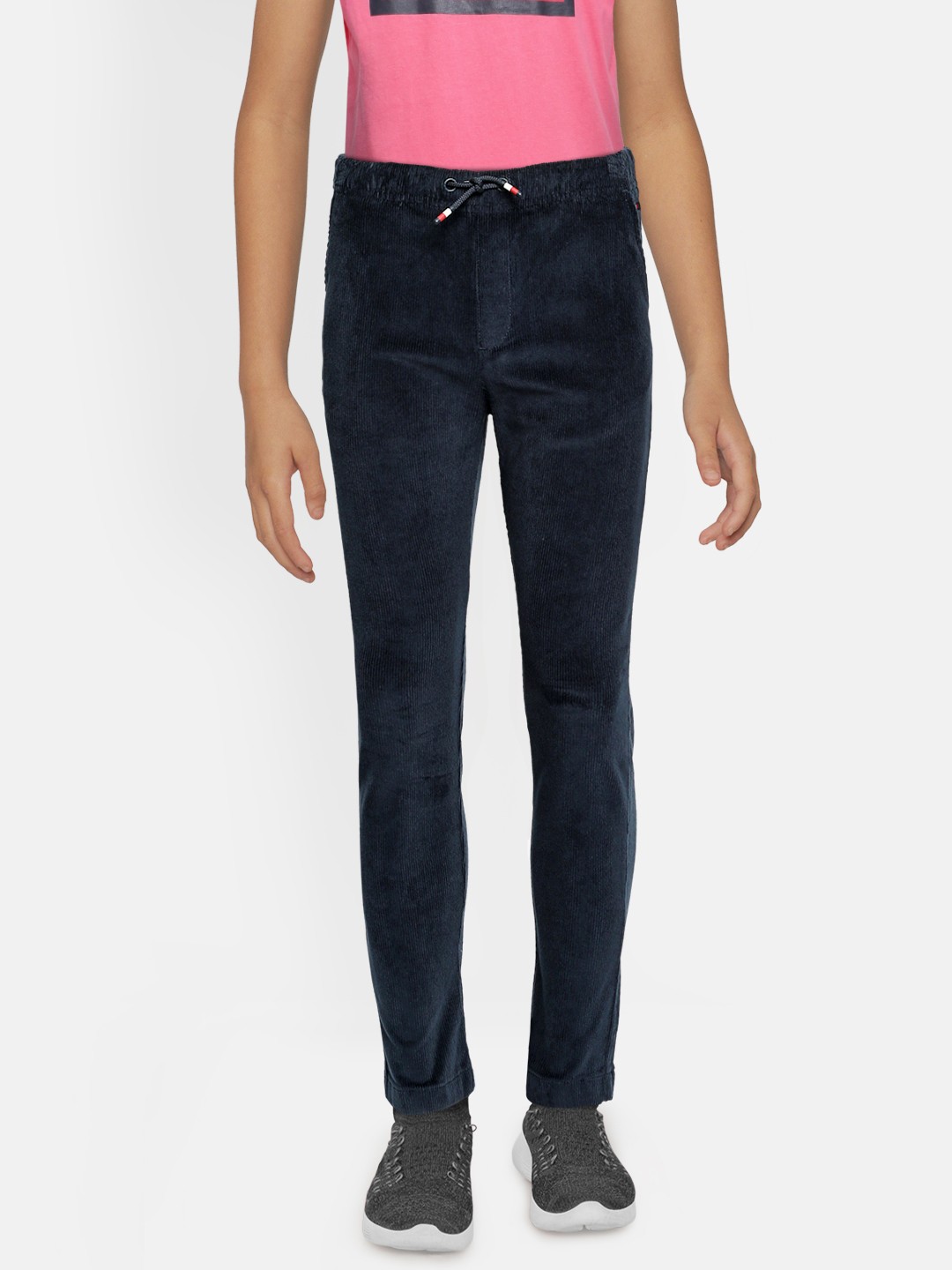 

Tommy Hilfiger Boys Navy Blue Corduroy Trousers
