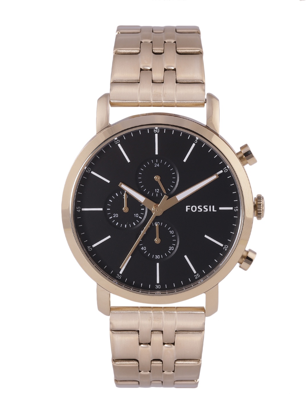 

Fossil Men Black Luther Analogue Watch BQ2329