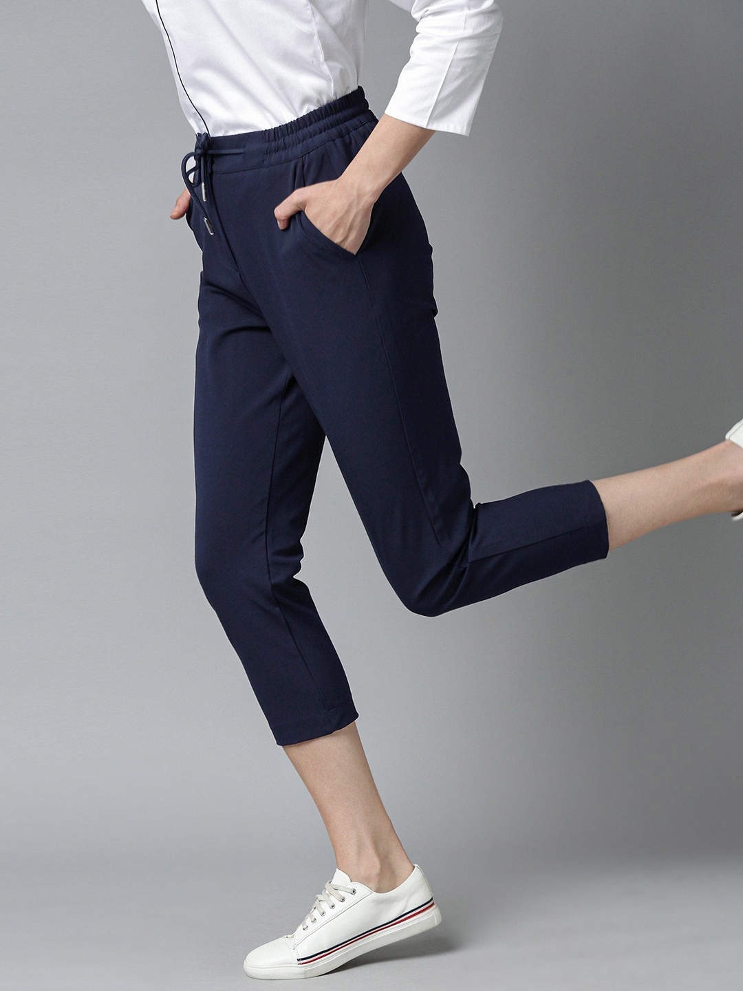 

RAREISM Women Black Trousers