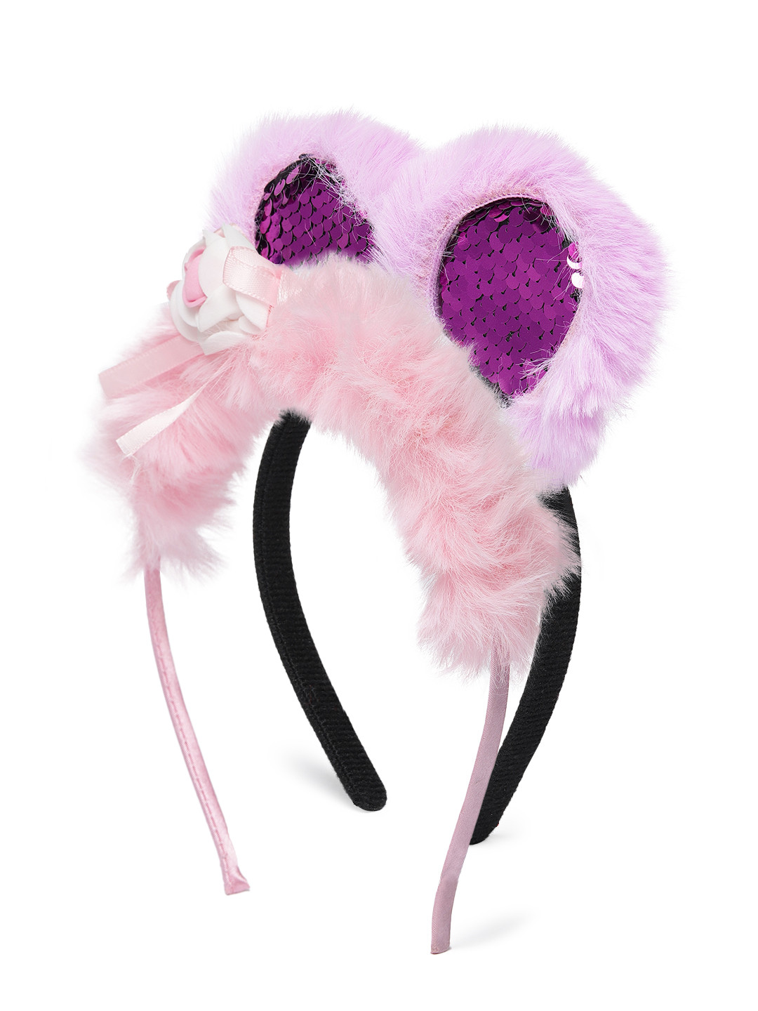 

LAIDA Set of 2 Fur Hairband, Multi