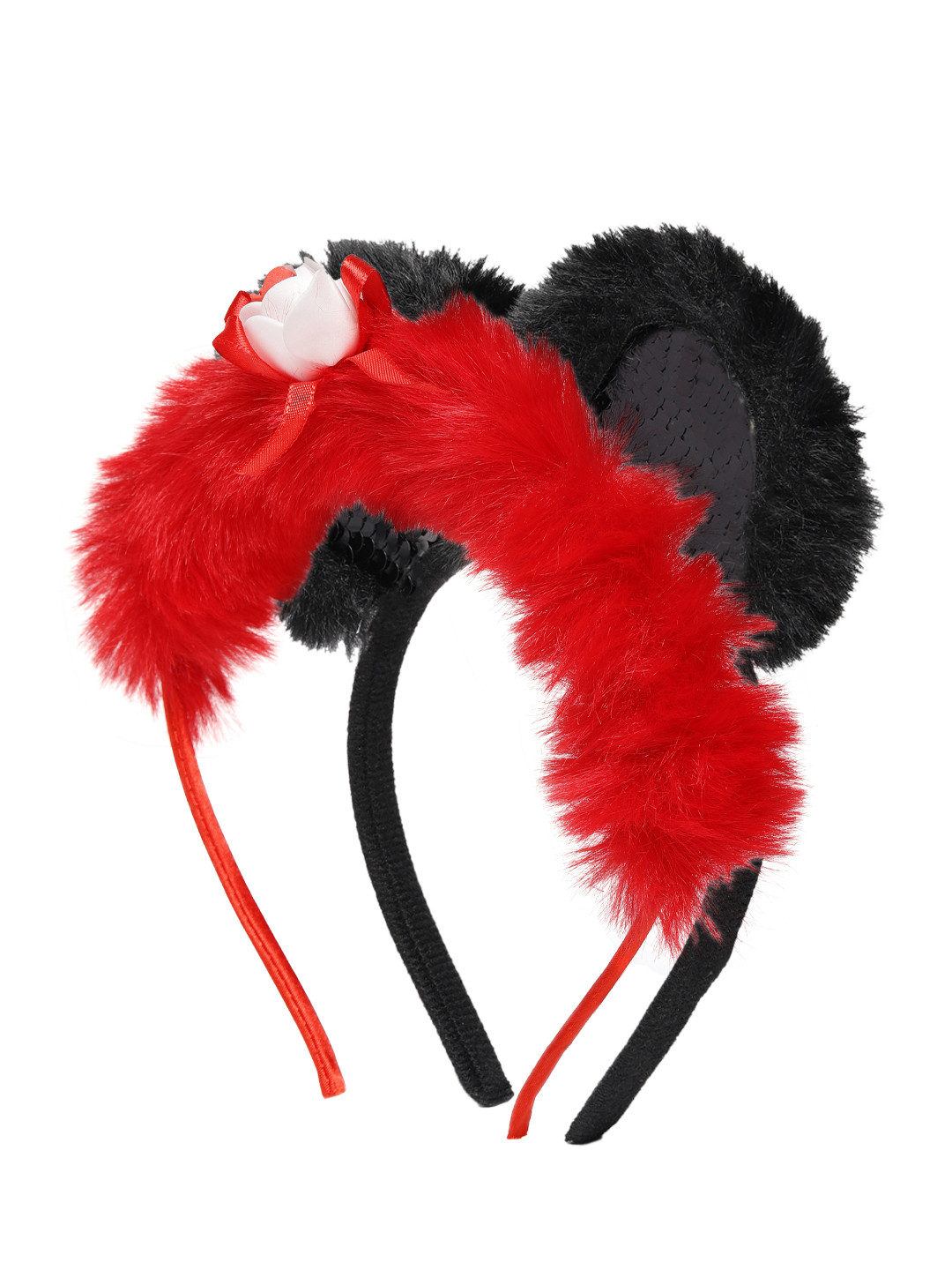 

LAIDA Set of 2 Fur Hairband, Multi