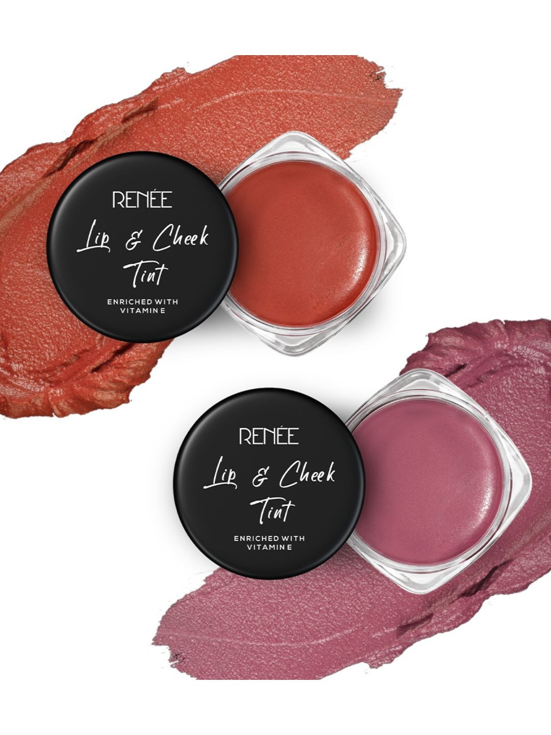 

RENEE Lip & Cheek Tint Combo 8g Each, Multi