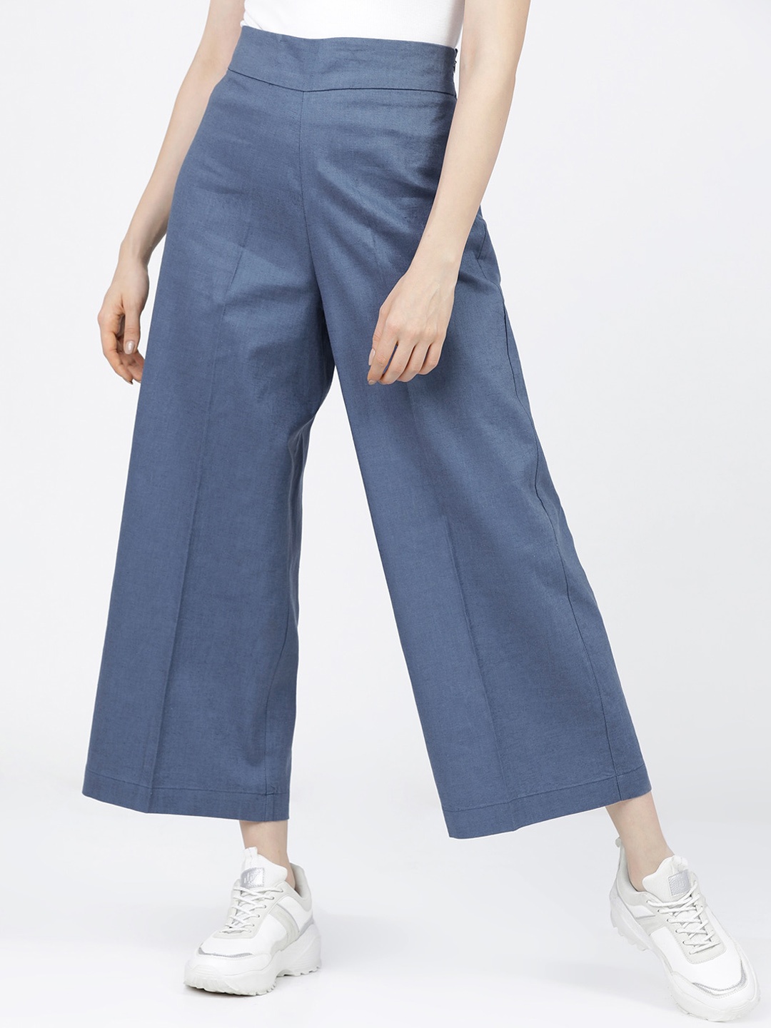

Tokyo Talkies Women Blue Culottes Trousers