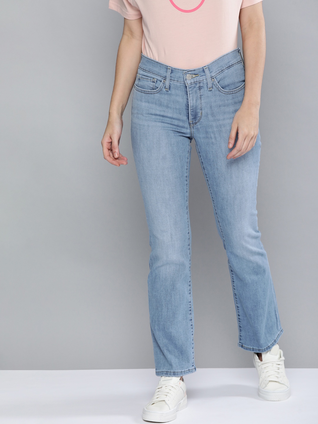 

Levis Women Blue 315 Shaping Bootcut Heavy Fade Stretchable Jeans