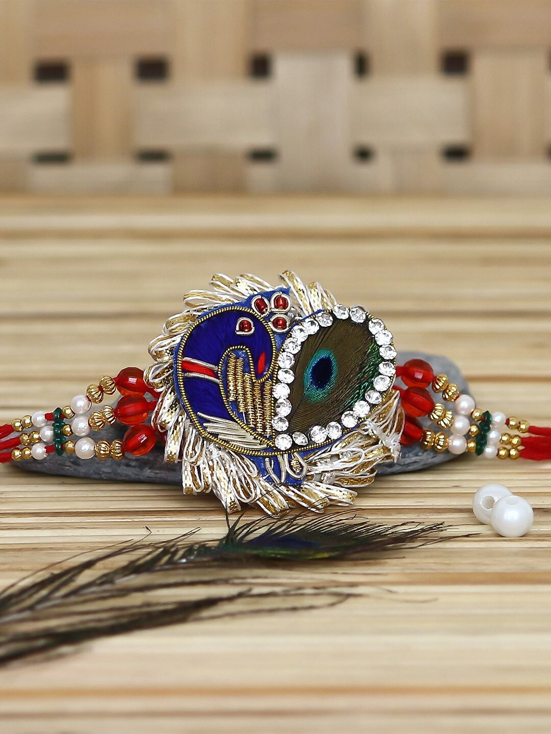 

eCraftIndia Multicoloured Designer Rakhi, Multi