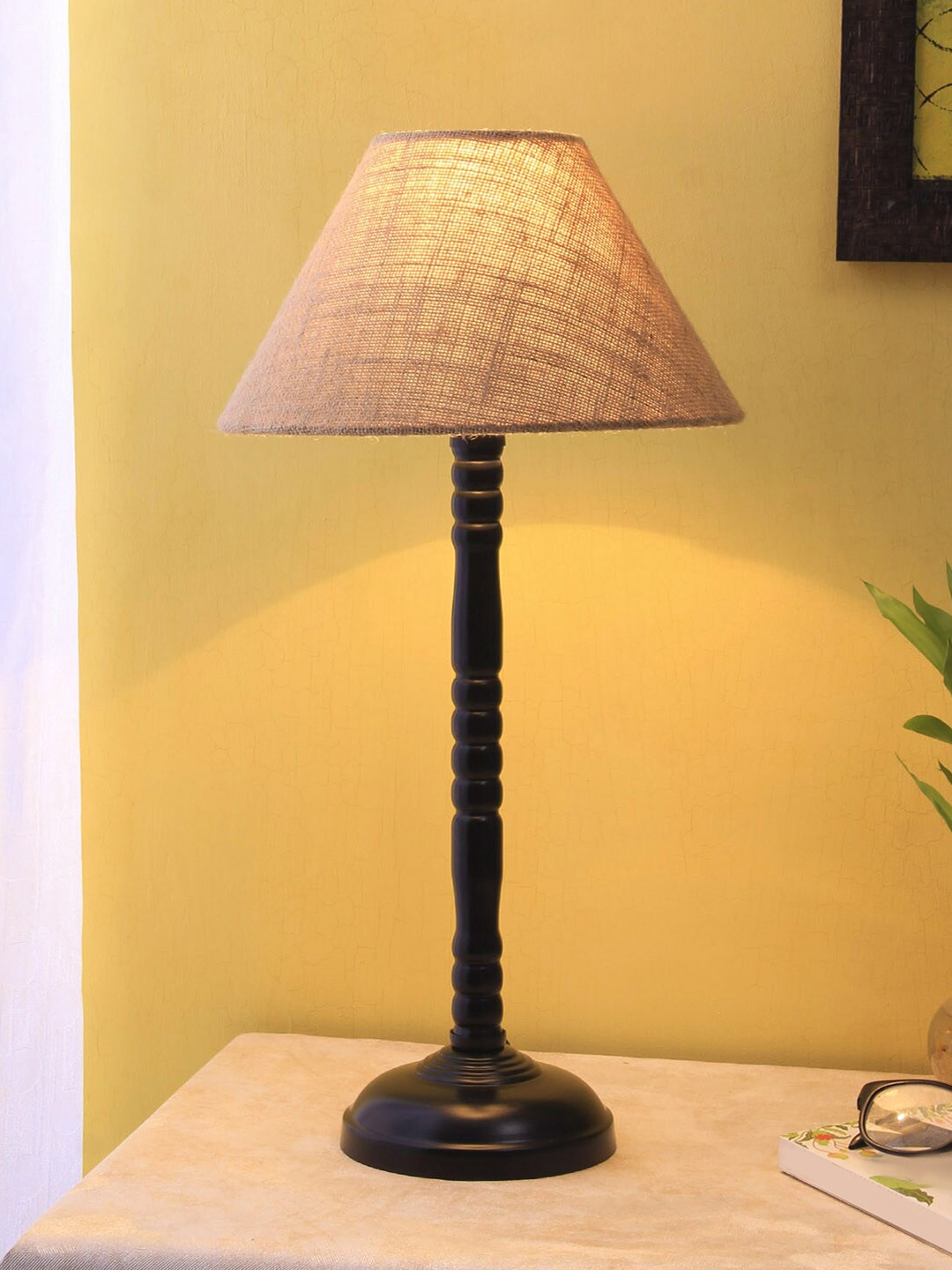 

Devansh Beige Solid Traditional Frustum Table Lamp