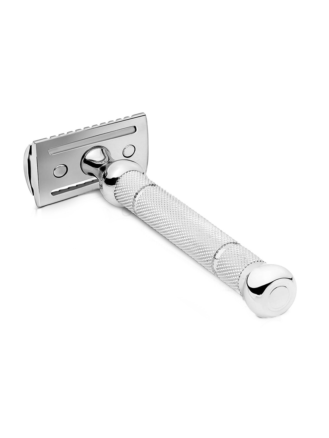 

PINK WOOLF Silver Classic DE Safety Razor CC87 - Good For Beginner Shaver