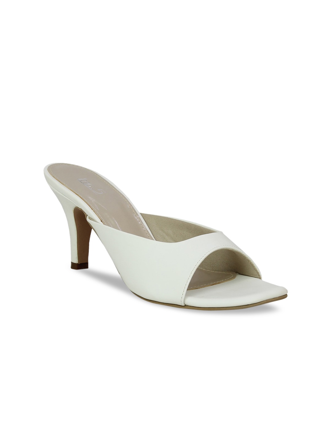 

Inc 5 Women White Solid Stiletto Peep Toes