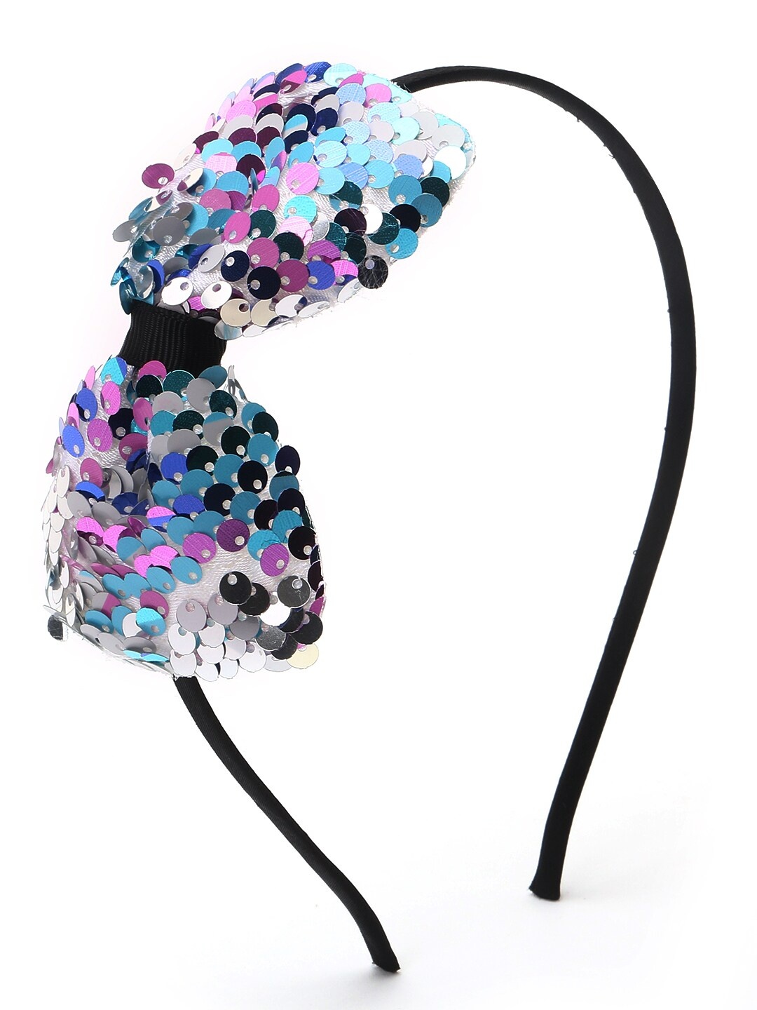 

The Magic Wand Girls Black & Blue Embellished Hairband