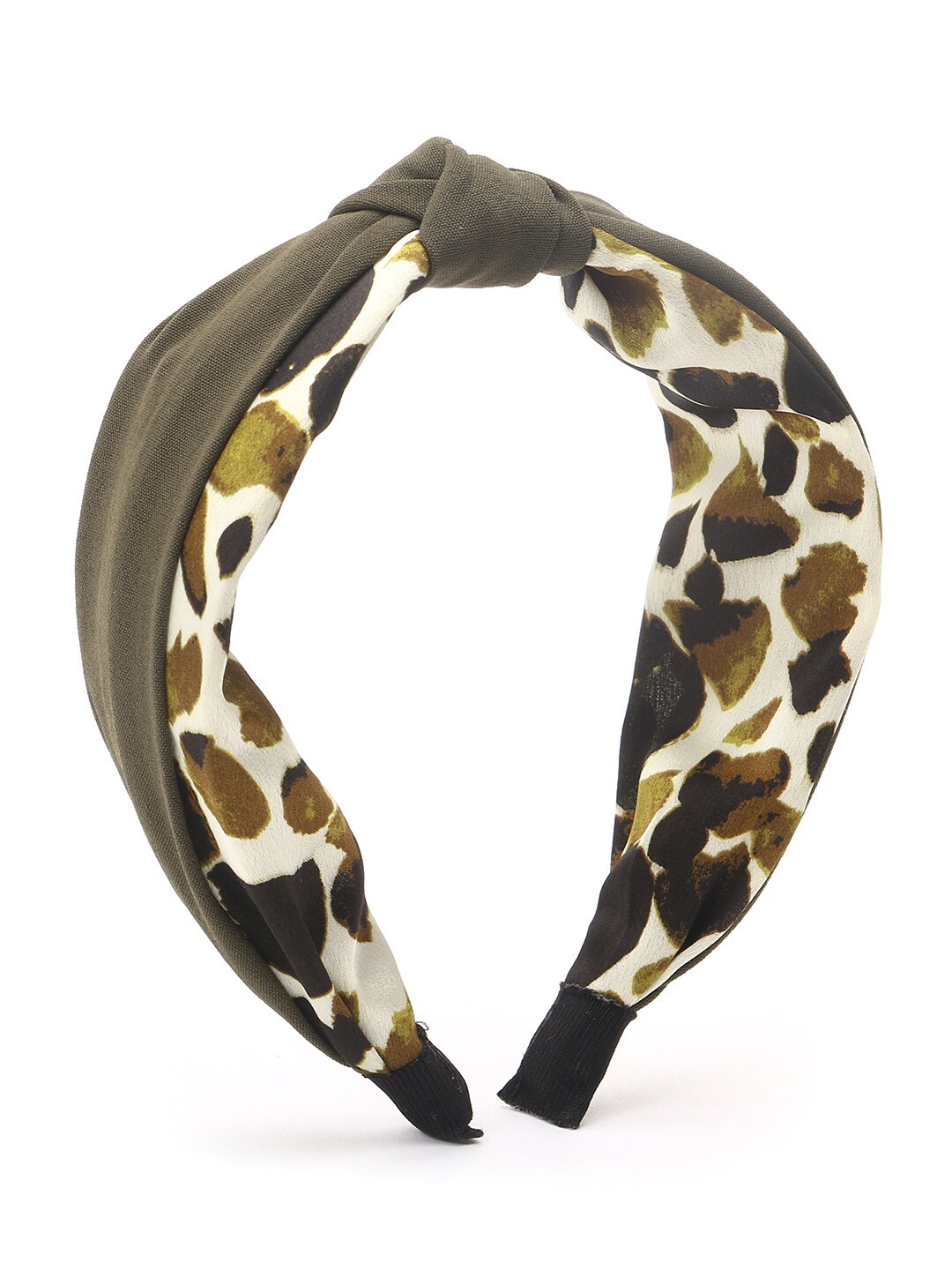 

The Magic Wand Girls Olive Green & Cream-Coloured Hairband