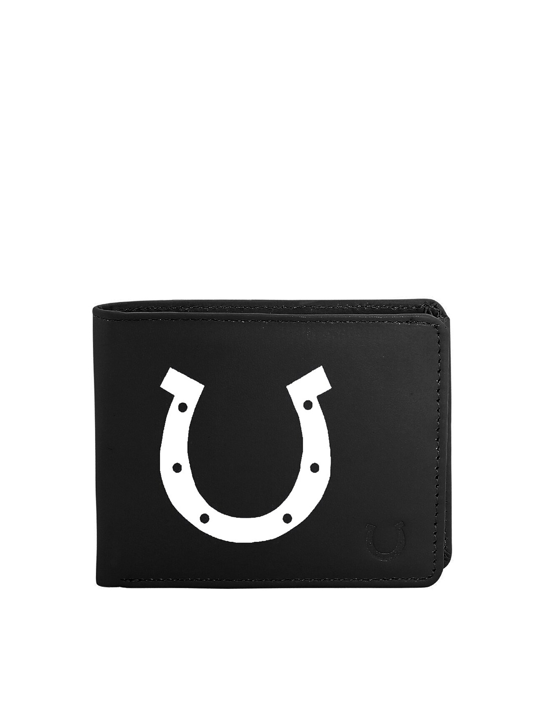 

Blacksmith Men Black & White Typography Printed PU Two Fold Wallet with SIM Card Holder