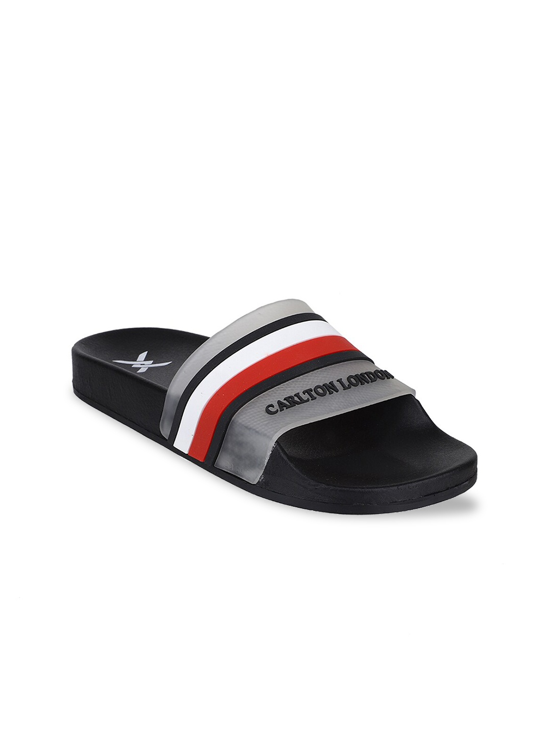 

Carlton London sports Women Multicoloured Colourblocked Rubber Sliders, Multi