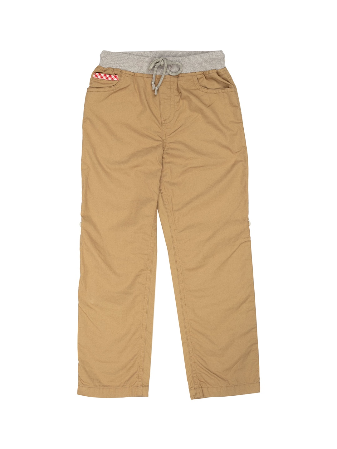 

UNDER FOURTEEN ONLY Boys Khaki Slim Fit Trousers