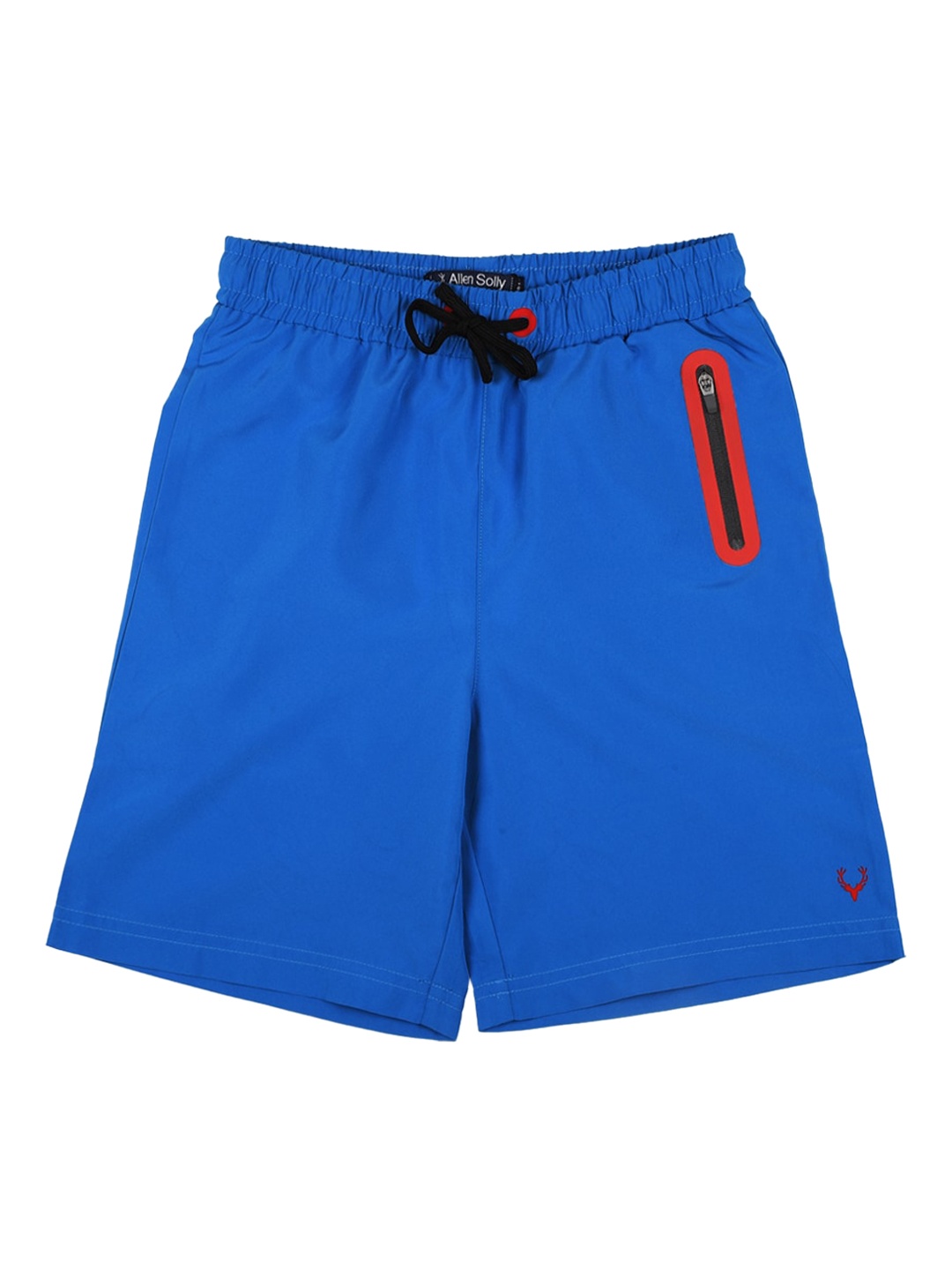 

Allen Solly Junior Boys Blue Solid Mid-Rise Regular Shorts