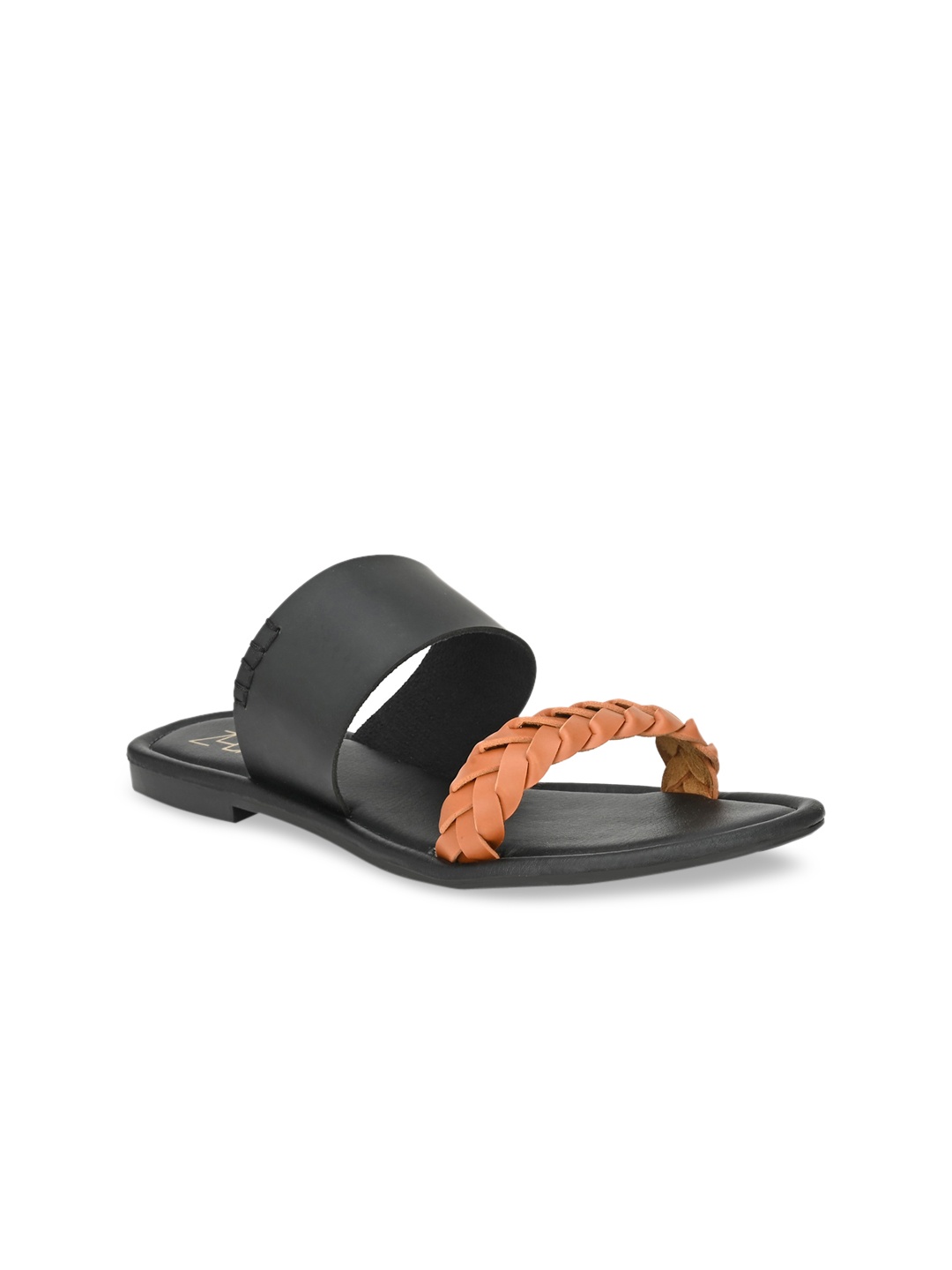 

Zebba Women Black Open Toe Flats