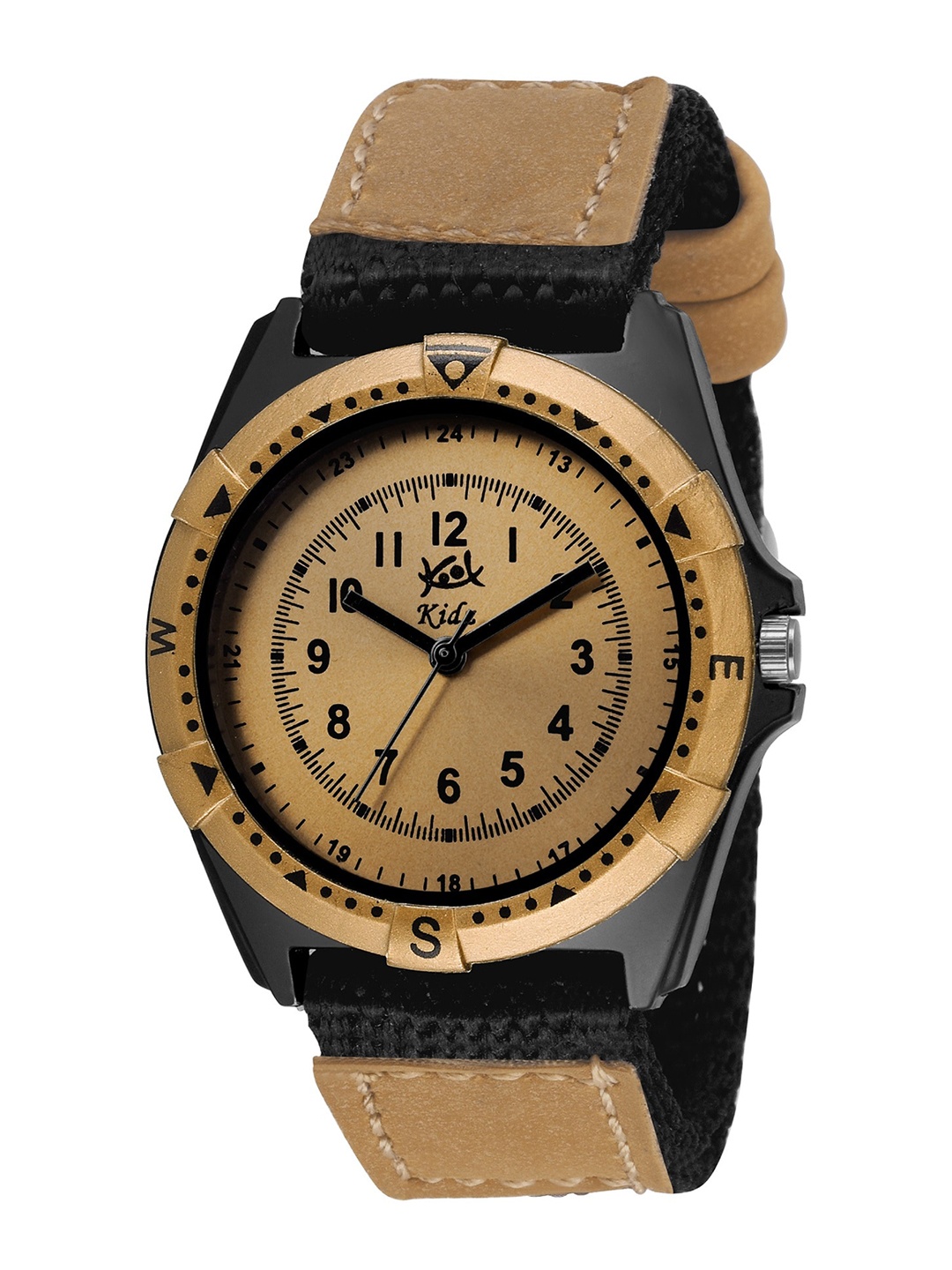 

Kool Kidz Unisex Kids Brown Embellished Dial & Brown Straps Analogue Watch