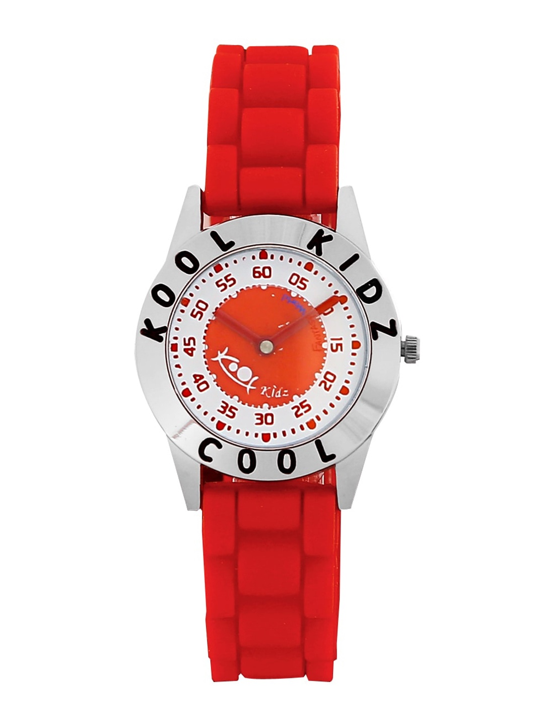 

Kool Kidz Kids White Dial & Red Straps Analogue Watch KOOL KIDZ DMK 028N RD