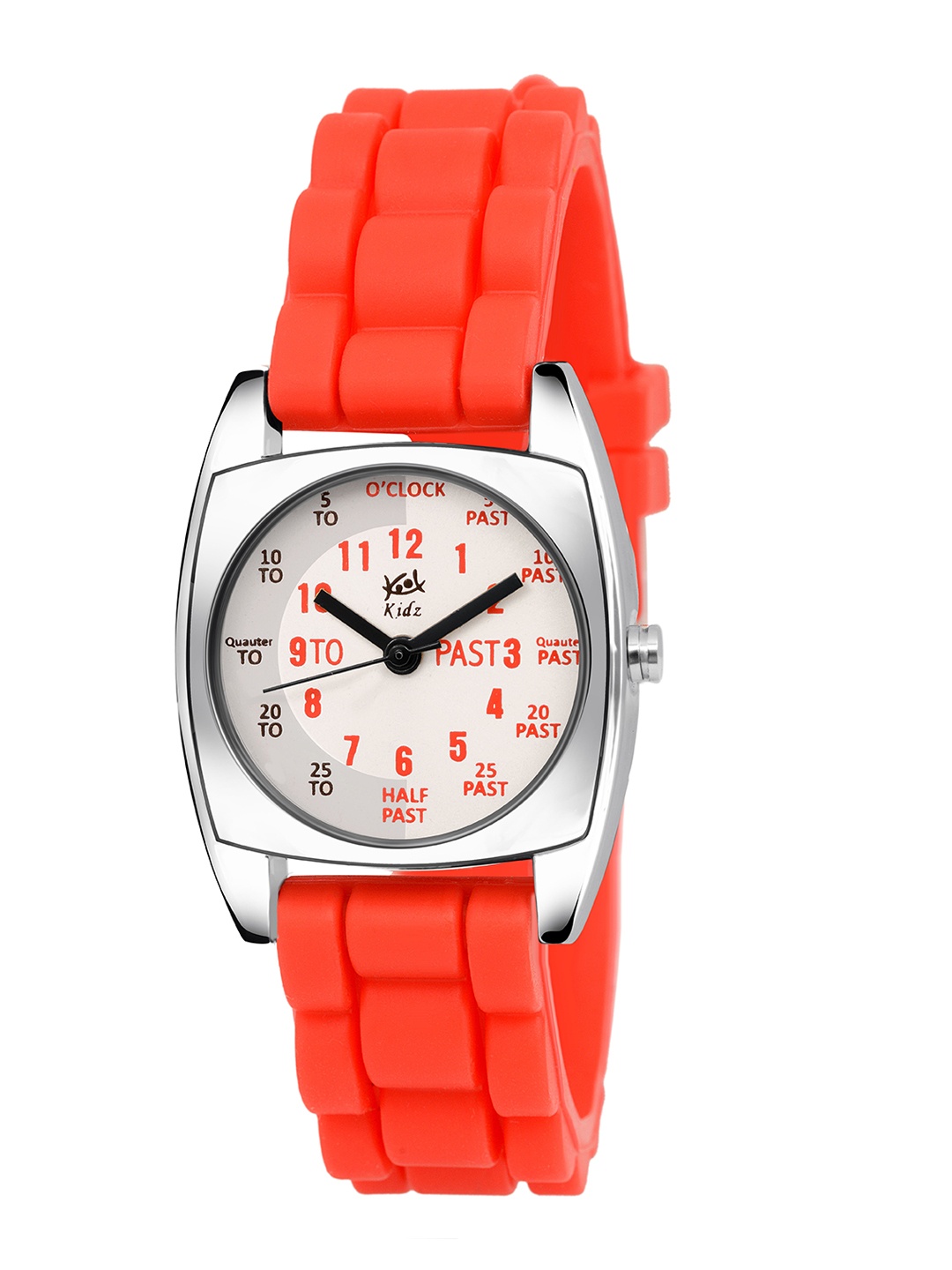 

Kool Kidz Unisex Kids Orange Printed Dial & Orange Straps Analogue Watch